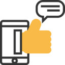 ui,technology,smartphone,speech bubble,chat,social media,touch screen,mobile phone,cellphone,like,sms ok 